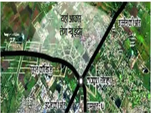 New Indore will be located between Super Corridor-Ujjain Road